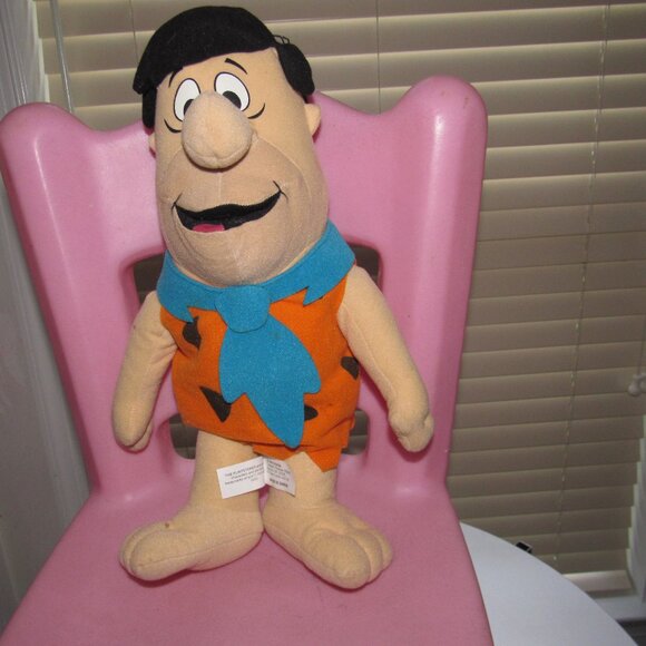 Vintage Fred Flintstone Plush Doll | Hanna-Barbera The Flintstones | 2002 - Picture 2 of 8
